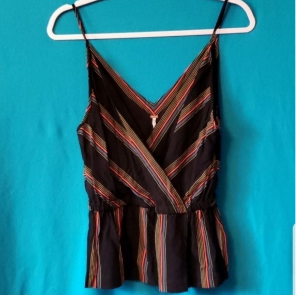 Free People Black Combo Tank Size Small NWT
